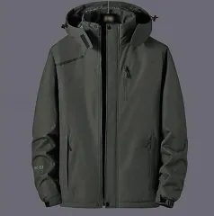 マウンテンパーカー 裏起毛 ウインドブレーカー メンズ 裏フリース ジャケット 防寒着 あったか 防寒 保温 アウター ブルゾン ジャンパー 長袖 ジップアップ アウトドア ライトアウター 撥水 防風#sam460