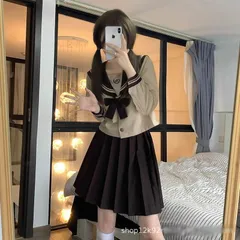 女子高生 制服 セーラー服 女子高校生 学生服 長袖 可愛い 入学式 JK制服 蝶ネクタイ付き セットアップ 文化祭 卒業式 イベント 上下セット 学園祭 ant4y518128