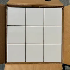 ＼るん様専用／【訳あり タイル1ケース(22枚入)】100角タイル　陶器質施ゆう内装ユニットタイル　TOTO イベル　AA10#33