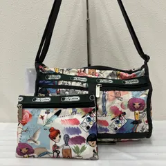 430　LeSportsac　レスポートサック　ショルダーバッグ　レディース　ポーチ　ペイント　シンプル　きれいめ　カジュアル　軽量