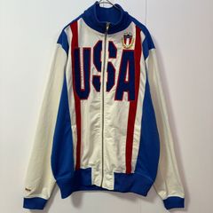 リーバイスLevi'sジャージTALON ZIPベロア青×白1984ロス五輪 - メルカリ