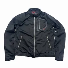 ジェイクルー ライディングジャケット メンズ LLサイズ ブラック メッシュ 背中・袖・肩にパッド付 バイクのサムネイル