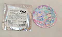 プリティストア ズッ友CAFE ホログラム缶バッジ キュアニャミー&キュアリリアン（等身）