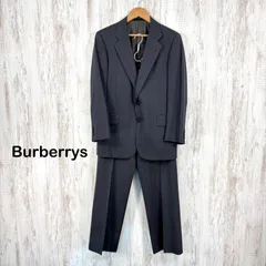 90s Burberrys バーバリー ウール テーラードジャケット パンツ セットアップ グレー メンズ スーツ