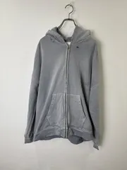 R00574｜MOOJIMOOJI ムージムージ｜ジップアップパーカー フーディー｜gray グレー｜メンズ ストリート｜90S Y2K アメカジ USA古着 ヴィンテージ｜ビッグシルエット ワイド 古着 今期トレンド フォロー割