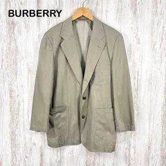BURBERRY LONDON バーバリーロンドン 2B コットン テーラードジャケット グレー
