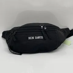 BN8134□BEN DAVIS ベンデイビス ウエストポーチ ボディバッグ ブラック