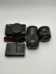 キヤノン ミラーレス一眼カメラ EOS M100 ブラック ダブルズーム キヤノン ミラーレス一眼カメラ EOS M100 ブラック ダブルズーム