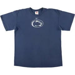 古着 00年代 ナイキ NIKE TEAM PENN STATE ペンシルベニア州立大学 カレッジ ロゴプリントTシャツ メンズL相当/eaa626138