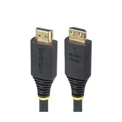 【新品・3営業日で発送】STARTECH.COM HDMIケーブル／2.4m／抜け防止コネクター／4K60Hz／ブラック(HDMI2-CABLE-GRIP-8F)