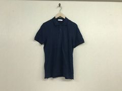 着用感あり！ブルネロクチネリ 半袖ポロシャツ 52 ネイビー紺 メンズ 
