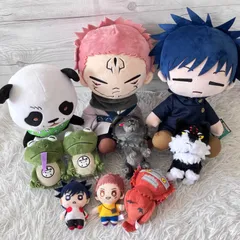 美品 呪術廻戦 ぬいぐるみ まとめ売り  マスコット 虎杖悠仁 伏黒恵 10点セット 10