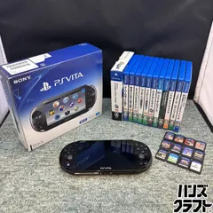 ◎【中古品】 PSVITA PCH-2000 ZA11 本体 ブラック 専用ソフト24本セット ※ソフトタイトルは説明欄に記載 【中古】