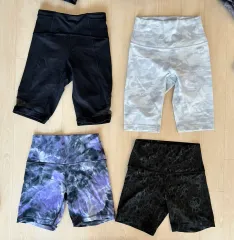 ルルレモン ハーフパンツ レギンス/バイカー ショートパンツ（全4種/サイズ4/未使用新品）