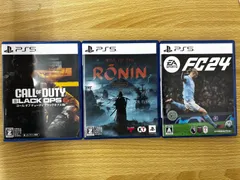 ÷2 PlayStation5 コールオブデューティブラックオプス6 FC24 RISEOFTHERONIN 3本セット 【ゲームソフト】 【1】