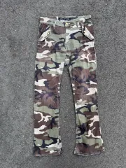 ラングラー ウェスタン カモフラージュ ブーツカットパンツ