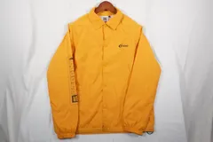 VISION STREET WEAR コーチジャケット イエロー Mサイズ バックプリント 中古良品 / Vision Street Wear Coach Jacket Yellow Used Medium