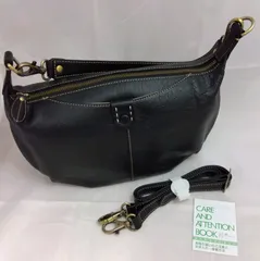 ボックス21 エリーゼ2 ショルダーバッグ ハンドバック 2WAY レザー 黒 レディース 牛革 1335601のサムネイル