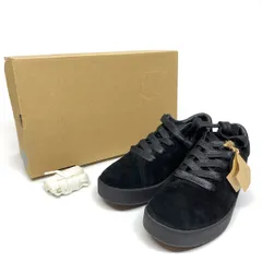 【新古品】 AREth アース I lace All Black 牛革 スエード スニーカー シューズ 27cm メンズ 箱有 【津山店】のサムネイル
