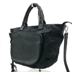 キタムラ Kitamura 2way ショルダーバッグ ナイロン レザー ブラック