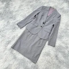 【ru】レディーススーツ ストライプ柄 (3) フォーマル オフィス