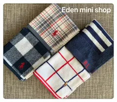 プレゼントに最適　Eden mini shopラルフローレン　ミニタオル　ハンドタオル　ガーゼハンカチ　ギフト メンズ　レディース　RALPH LAUREN 四枚枚セット