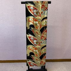 袋帯 黒地 華文 桜 菊 金糸 豪華 - メルカリ