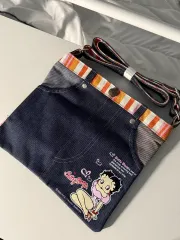 古典 ベティ ブープ デニム クロスバック 未使用 新品