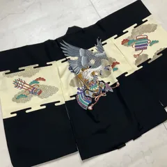 ◆kimono+one◆3歳から5歳くらい用◆子供羽織◆七五三◆男の子◆羽織◆七五三お詣り男の子着物こどものひお正月卒業式十三詣り◆G353
