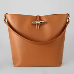 新品 ロンシャン LONGCHAMP トートバッグ ル ロゾ M ホーボーバッグ カジュー