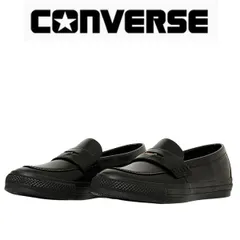 CONVERSE コンバース ALL STAR COINLOAFER オールスター コインローファー 31315091 メンズ レザー ローファー スニーカー 革靴風 カジュアル 本革 スニーカー シューズ ブラック 大人 きれいめ カジュアル 通勤 おしゃれ