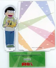 【中古】アクリルスタンド・アクリルパネル チョロ松(第1弾) 背景付きアクリルスタンド 「おそ松さんのWEBくじ 第10弾 WEBくじ Anniversary Select チョロ松BOX」 B-1賞