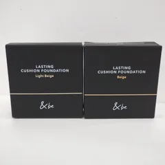 Y4740 K &be ラスティングクッションファンデーション ベージュ・ライトベージュ 12g 計2点セットのサムネイル