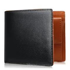 【新品】 [BTYEEUYI] 財布 メンズ 2つ折り 財布 本革 カード収納12枚 二つ折り財布 ボックス型 小銭入れ レザー コンパクト 大容量 メンズ財布 RFID＆磁気スキミング防止 カード入れ ビジネス用 おしゃれ 男性 紳士用 人気 プレゼント 1