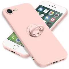 【新着商品】スマホケース 7 8 スタンド機能 第2世代 カバー 第3世代 耐衝撃 アイフォンSE シリコン レンズ保護 リング付き 360°回転 ケース 車載ホルダー ケース iPhone7 ストラップホール付き iPhone8 滑り止め SE2 指紋防止 