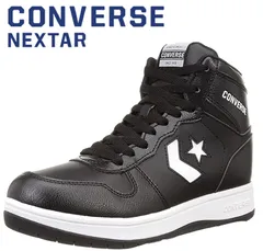 【23.0～24.5各1足限定】コンバース NEXTAR1360 SC HI ブラック/ホワイト converse レディース スニーカー スノトレ カジュアルシューズ