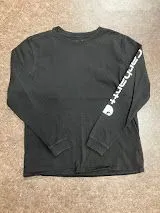 CARHARTT 袖ロゴ 長袖Tシャツ ブラック M US古着