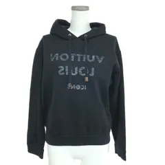 LOUIS VUITTON ルイヴィトン プルオーバーパーカー サイズ:M ロゴプリント/ RW201W TWP   ブラック レディース / 240001193029のサムネイル
