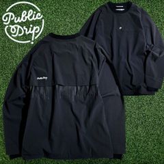 超美品 ラフロッグ RUFFROG ナイロンブラックジャケット ドローコード 