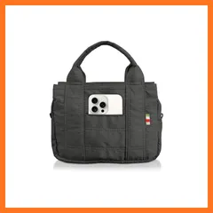 【新品】 [アンコール] ミニトート レディース 【高見えミニトート】 トートバッグ 小さめ ２WAY ショルダーバッグ 軽量 機能的 使いやすい ランチバッグ 通勤 かばん マザーズバッグ 手提げバッグ ナイロン (ブラック) 0