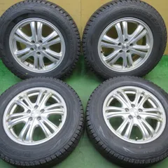 ほぼ未使用！24年★フォレスター 等 215/65R16 スタッドレス ブリヂストン ブリザック DM-V1 WB 社外 アルミ 16インチ PCD100/5H★6021905NJス