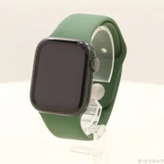 ソフマップ 〔中古品〕 Apple Watch Series 7 GPS 41mm グリーンアルミニウムケース クローバースポーツバンド【198】