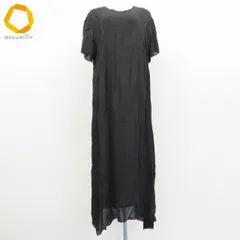 WORK SHOP ワイズ Y's シルク ワンピース ロング 半袖 刺繍 レディース [a961304]