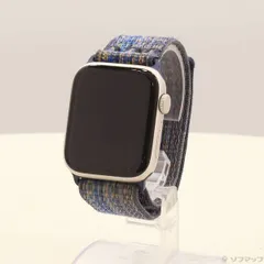 ソフマップ 〔中古品〕 Apple Watch SE 第2世代 GPS 44mm スターライトアルミニウムケース ゲームロイヤル／オレンジNikeスポーツループ【198】
