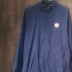 adidas アディダス　CLIMAPROOF 　プルオーバージャケット　ハーフジップ　コネティカット・サン　ワンポイント刺しゅう　　サイズＭ　※訳アリ価格