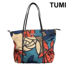 トゥミ TUMI トートバッグ VOYAGEUR ショルダートート フローラル柄 ファスナー開閉 ブルー オレンジ 他 ナイロン レディース Z6B214のサムネイル