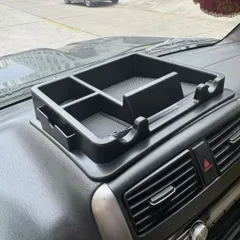 送料無料 ジムニー JB23 JB33 JB43 対応 インテリア ナビ上 ダッシュボード 収納トレイ 小物入れ 実用性向上 すっきり整理 ブラックマット付