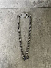 【中古】1017 ALYX 9SM ｱﾘｸｽ ﾁｪｰﾝ ﾈｯｸﾚｽ A ｲﾆｼｬﾙ ﾛｺﾞ LOGO ｵｰｽﾄﾘｱ製 ｼﾙﾊﾞｰ  33956836のサムネイル