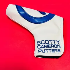 スコッティキャメロン　新作パターカバー　ホワイト❎ブルー　検索スコッチキャメロンパターカバー