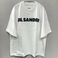 【未使用】JILSANDER ジルサンダー オーバーサイズ ロゴ Tシャツ L ホワイト J21GC0001 J45148 コットン クルーネック メンズ レディース ユニセックス